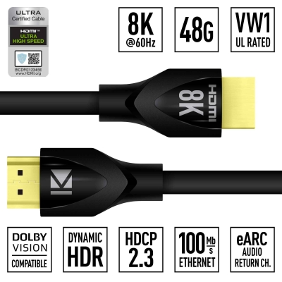 Key Digital Ultra High-Speed HDMI Cable 1m