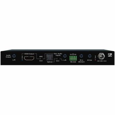 Key-Digital 4K/18G HDBT Rx (100m) with USB, LAN, ARC, L/R Audio In, L/R Audio Output (pieza)