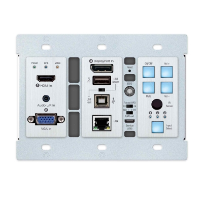 Key Digital 4x1 4K HDBaseT PoH Wall Plate Switcher (Transmitter Only)
