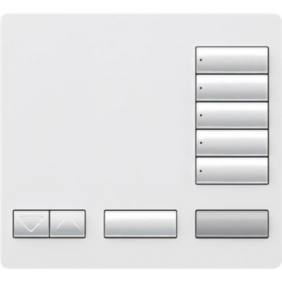 Lutron SeeTouch para mesa 5 Botones Configurables          (Blanco & Negro) (RA2 Select & RadioRa)