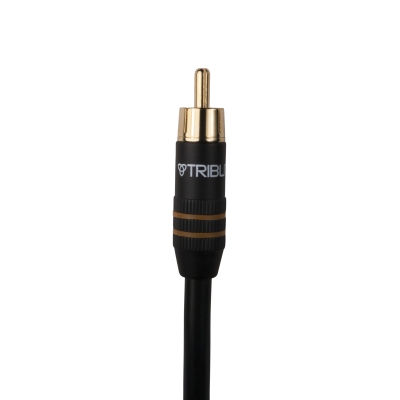 Tributaries - Cable de audio coaxial Series 2 calibre 24 de 1 metro (pieza) Negro