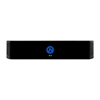 LEA - Amplificador Connect Series de 2 canales x 120W a 4/8 Ohms - 70V/100V con DSP, Dante y AES67 (pieza) Negro