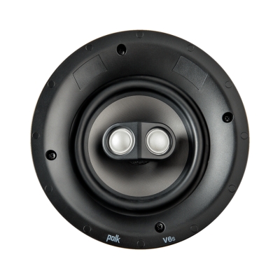 Polk High Performance Switchable (Stereo/Surround) 2-way In-Ceiling Speaker, (1) 6.5