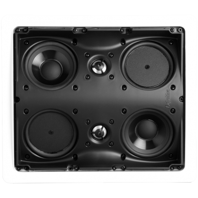 Definitive Technology Bipolar In-Ceiling/In-Wall Speaker (2) 1” dome tweeter (2) 4.5'' bass/mid drivers (2) 4.5” sub radiators (pieza) Blanco