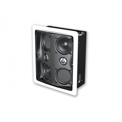 Definitive Technology Bipolar In-Ceiling/In-Wall Speaker (2) 1” dome tweeter (2) 3.5'' bass/mid drivers (2) 3.5” sub radiators (pieza) Blanco