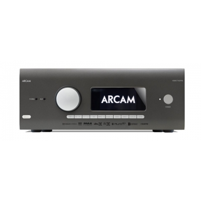 Arcam - Procesador audiovisual con decodificación Dolby Atmos,  DTS:X y AURO-3D, 8K, HDMI 2.1 y 16 canales (pieza) Negro