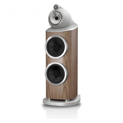 B&W - Altavoz pasivo tipo torre de 3 vías con 1 Driver de MF de 6pulg, 2 Drivers de BF de 10pulg, 8 Ohms y RF(-3dB): 15Hz-28kHz (pieza) Nogal