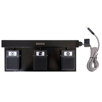 Adena - Pedales USB para estaciones multimedia Adena KL y LS diseñados para permitir a los operadores controlar las funciones clave de las estaciones con manos libres (pieza) Negro