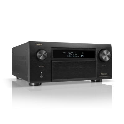 Denon 13.4-Channel 150W 8K AV Receiver with HEOS Built-in (pieza) Negro