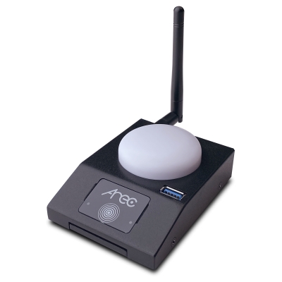 Adena - Receptor de audio USB diseñado para micrófonos inalámbricos AM-600/AM-601 (pieza) Negro