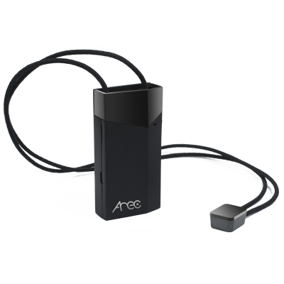 Adena - Posicionador IR inalámbrico con micrófono incorporado (pieza) Negro