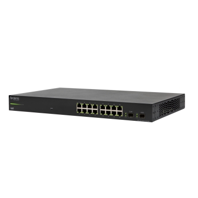 Araknis - Switch de red administrable 220 Series Switch Websmart Gigabit de 24 puertos PoE y 2 SFP+ (pieza) Negro