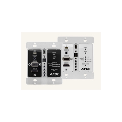 AMX Switch DX-TX-DWP-WH DXLink Multi-Format Decor Style Wallplate Transmitters US Blanco (pieza)