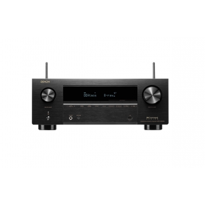 Denon Amplificador AVR-X2800H 95W 7 Ch Bluetooth Capable HDR Compatible with HEOS and Dolby Atmos 8K Ultra HD AV Home Theater Receiver Negro (pieza)