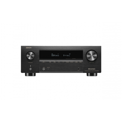 Denon Amplificador AVR-X3800H 105W 9 Ch Bluetooth Capable HDR Compatible with HEOS and Dolby Atmos 8K Ultra HD AV Home Theater Receiver  Negro(pieza)