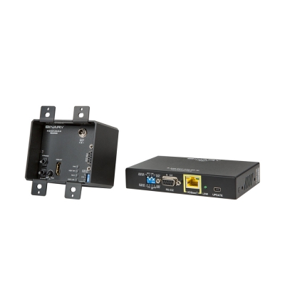 Binary 520 Series 1080p HDBaseT Extender with IR, RS-232 In-Wall RX (pieza)Negro