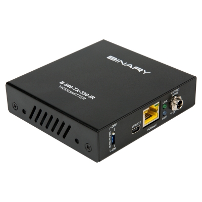 Binary  540 Series 4K Ultra HD HDBaseT Long Range Transmitter with IR (pieza)Negro