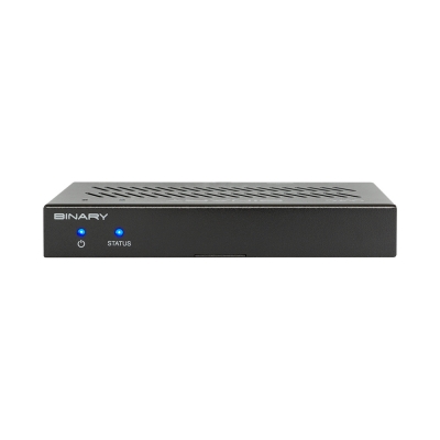 Binary Media IP B-900-MOIP-AUDIO-RX Series Media over IP Audio Receiver Negro (pieza)