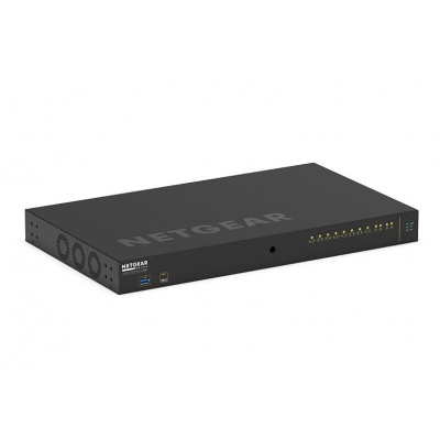 Netgear Switch AV NG-GSM4212UX-100NAS-AV-SW  8x1G Ultra90 PoE++ 802.3bt 720W 2x1G - 2xSFP+ (pieza)