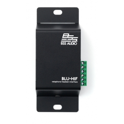 BSS Procesador de Audio BLU-HIF Telephone Headset Interface Negro (pieza)