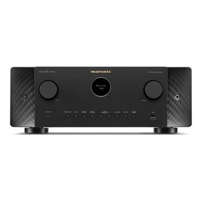 Marantz - Receptor AV de 7.2 canales x 100W a 8 Ohms con Dolby Atmos, Dirac Live, HDMI 8K y tecnología HEOS (pieza) Negro