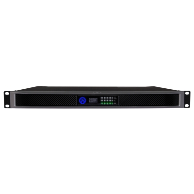 LEA - Amplificador Connect Series de 8 canales x 160W a 4/8 Ohms - 70V/100V, incluye Dante y AES67 (pieza) Negro