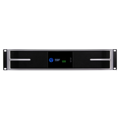 LEA - Amplificador Connect Series de 4 canales x 3000W a 4/8 Ohms - 70V/100V, incluye Dante y AES67 (pieza) Negro