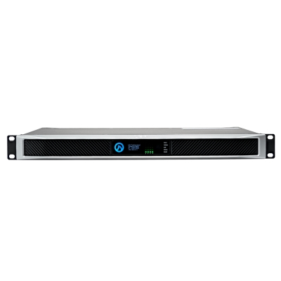 LEA - Amplificador Connect Series de 4 canales x 350W a 4/8 Ohms - 70V/100V, solo conexión LAN por cable (pieza) Negro