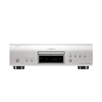 Denon - Reproductor de CD con AL32 Processing Plus y USB,  reproduce CDs, CD-R/RW, MP3 y WMA.  (pieza) Plata