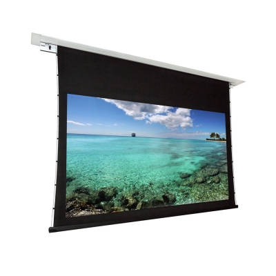 Dragonfly Pantalla Proyección DFRM-TAB-100-MW Recessed Motorized Tab Tension Matte White Projection Screen (16:9) 100