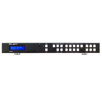 Elan 4K 4 X 4 Seamless Switching HDMI Matrix with Video and Multi-Viewer - IR Routing, Bi-Directional IR and RS232 (pieza)
