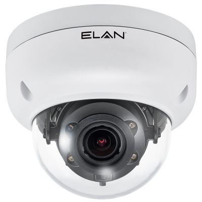   Elan Surveillance  IP  Motorized  Autofocus  4MP Outdoor Dome Camera with IR (pieza) Blanco
