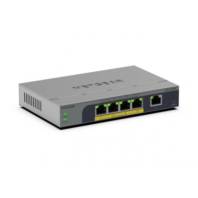 Netgear - Switch de red administrable con 5 puertos Gigabit Ethernet con 4 puertos PoE+ 120W (pieza)