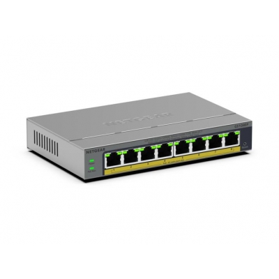 Netgear - Switch de red administrable con 8 puertos Gigabit Ethernet PoE+ 62W (pieza)