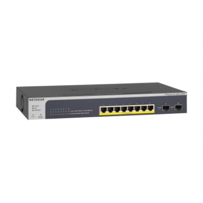 Netgear Switch NG-GS510TPP-100NAS-SW 8-Port Gigabit Ethernet High-Power PoE+ Smart Switch with 2 Dedicated SFP Ports (190W) (pieza)