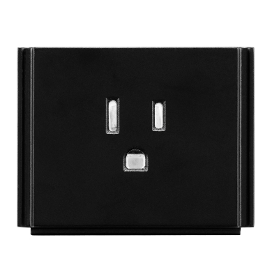 AMX Power Outlet US Module with Cord (pieza) Negro
