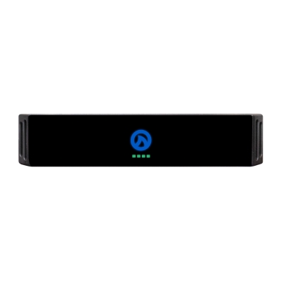 LEA - Amplificador Connect Series de 4 canales x 30W a 4/8 Ohms - 70V/100V, incluye Dante y AES67 (pieza) Negro