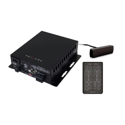 Episode Amplificador KIT-EA-MINI-2D-35 Digital Mini-Amplifier 35W x 2 Channels and Surface Mount IR Sensor + Remote - Kit (pieza)