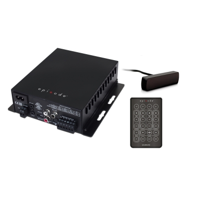 Episode Digital Mini-Amplifier 35W x 3 Channels and Surface Mount IR Sensor + Remote - Kit
