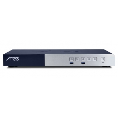 Adena - Estación multimedia para montar en rack con licencia NDI-HX, Dante y 2 TB de almacenamiento interno para capturar, mezclar, grabar y transmitir en vivo en 2 fuentes Full HD o 2 en 4K simultáneamente (pieza) Gris