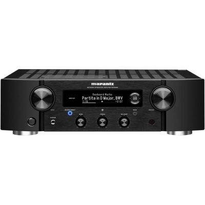 Marantz High Performance Networked Integrated Amplifier with HEOS Built-in.  2x 60W into 8 ohm and 2x 80W into 4 ohms. Fully discrete current feedback design (pieza)
