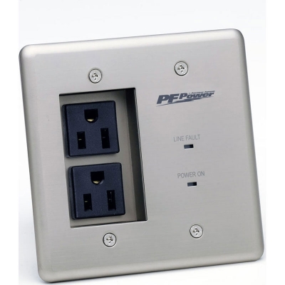 Panamax 15A  In-Wall  Power  Conditioner,  2  Outlets,  W  Surge Protection, EVS, EMI/RF Filtration (pieza)