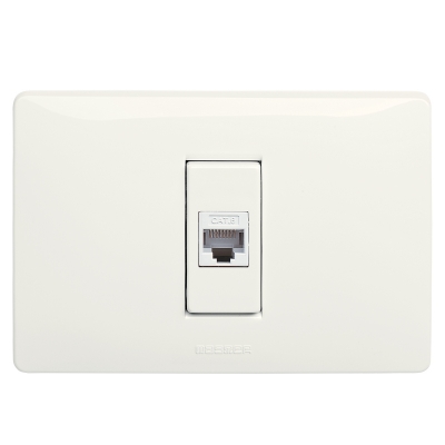 Master - Toma RJ45, plug 8/8 Cat.6 UTP (pieza) Blanco