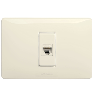 Master - Toma Ethernet RJ45 Cat 5e UTP (pieza) Marfil