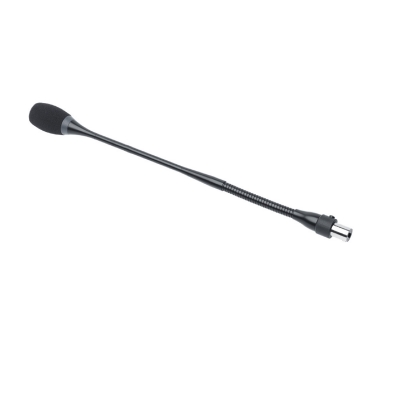 Televic GSM Immune Gooseneck Microphone of 30 cm with Push & Lock Mechanism (pieza) Negro