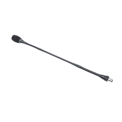 Televic GSM Immune Double Flex Gooseneck Microphone of 60 cm with Push & Lock Mechanism (pieza) Negro