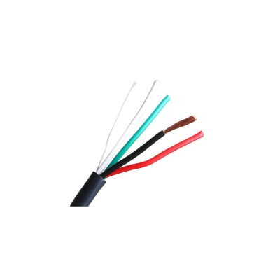 Wirepath 12-Gauge 4-Conductor CMG Rated Speaker Wire 500 ft. (pieza) Negro
