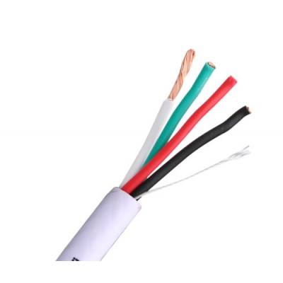 Wirepath  16-Gauge 4-Conductor Speaker Wire.(pieza) Blanco