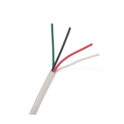 Wirepath  16-Gauge 4 Conductor Plenum Speaker Wire.(pieza) Blanco