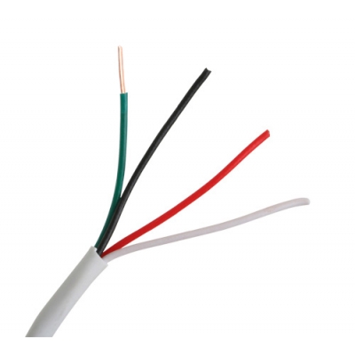Wirepath Cable de Control NST-224-SLD-1000-WHT 22-Gauge 4-Conductor Solid CMG-Rated Security Wire
1000ft (pieza)